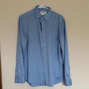 Ministry of Supply Sky Blue Men's Casual Shirt Medium Slim